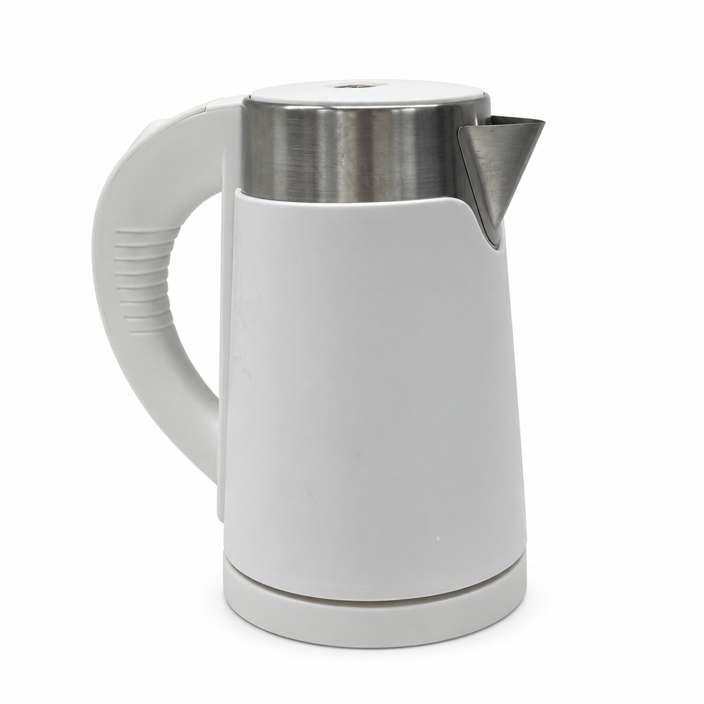 Senza marca/Generico Bollitore elettrico Bollitore elettrico da viaggio 800 ml in acciaio inox, 600 W - bianco