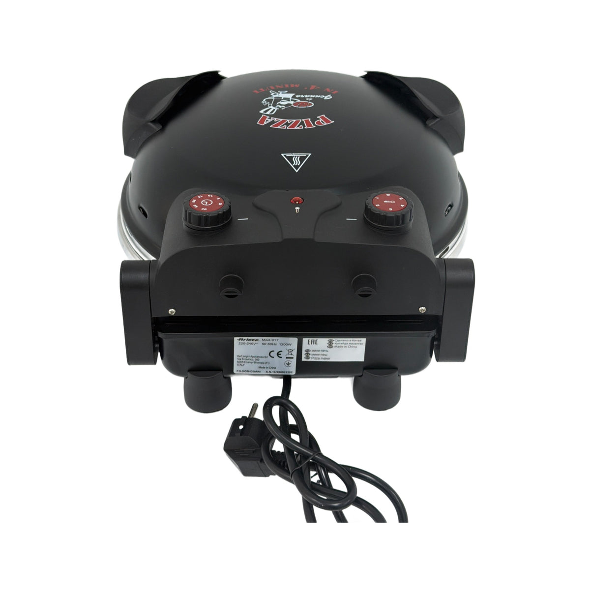 Ariete 917 Pizza Makers & Ovens Ariete Forno per Pizza 917, 1200 W, temperatura fino a 400°C, nero