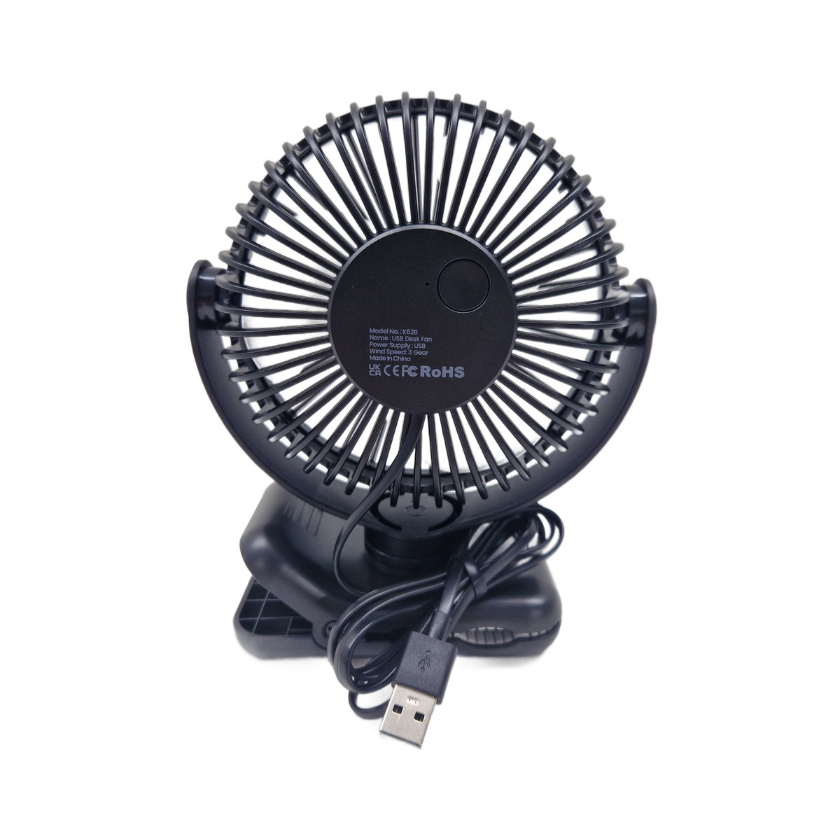 AXFEE Ventilatore Portatile con Clip Ventilatore AXFEE Ventilatore portatile con clip USB, Nero