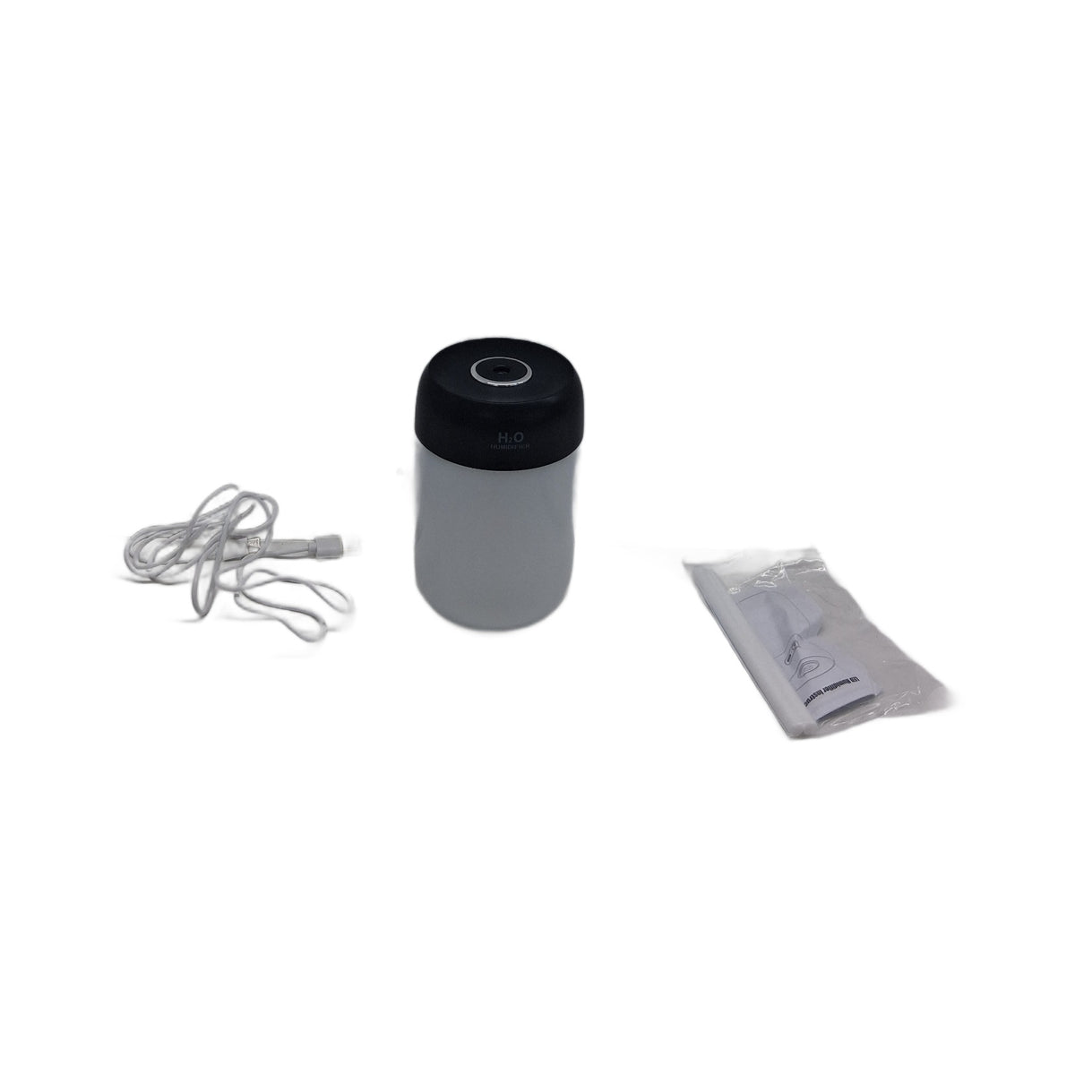 Kissleafe Umidificatore Kissleafe Umidificatore d'Aria Wireless con Luce LED, Nero