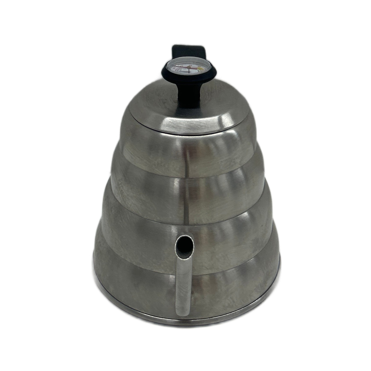 Leikurvo Bollitore da fornello Leikurvo Bollitore a collo di cigno 1200 ml in acciaio inox con termometro