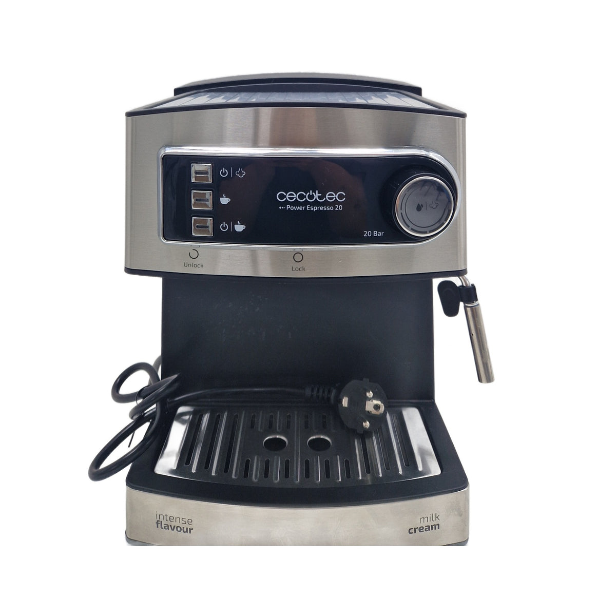 Cecotec Power Espresso 20 Macchina da caffè manuale Cecotec Power Espresso 20 - Macchina da caffè espresso con vaporizzatore