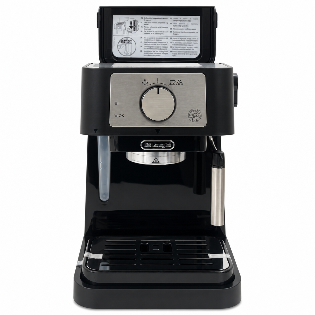 De'Longhi EC260.BK Macchina da caffè manuale De'Longhi EC260.BK Macchina da Caffè Espresso Manuale 15 bar per Polvere e Ciald