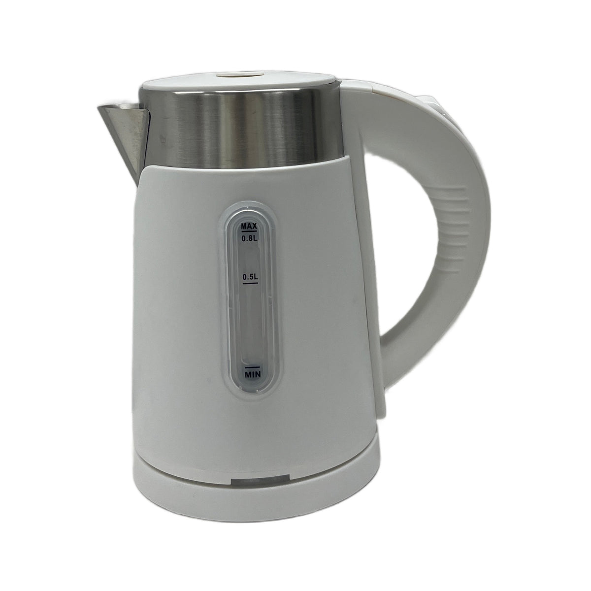 Senza marca/Generico Bollitore elettrico Bollitore elettrico da viaggio 800 ml in acciaio inox, 600 W - bianco
