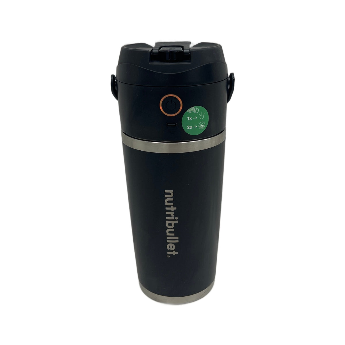 Nutribullet NBP016B Frullatore nutribullet Flip NBP016B - Frullatore portatile con tazza termica 590 ml, USB-C, nero