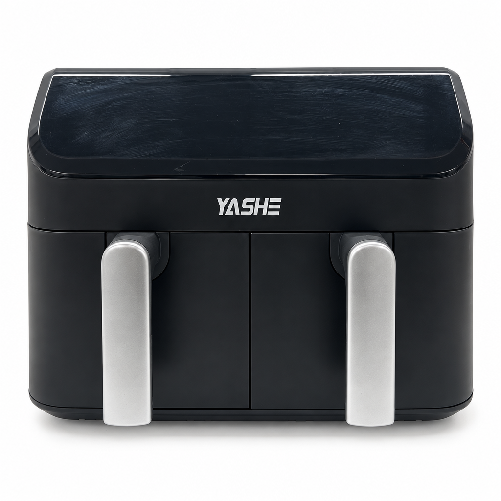 YASHE LQ-201 Friggitrice ad aria YASHE Friggitrice ad Aria Dual Zone 9L con 2 Cassetti Touch