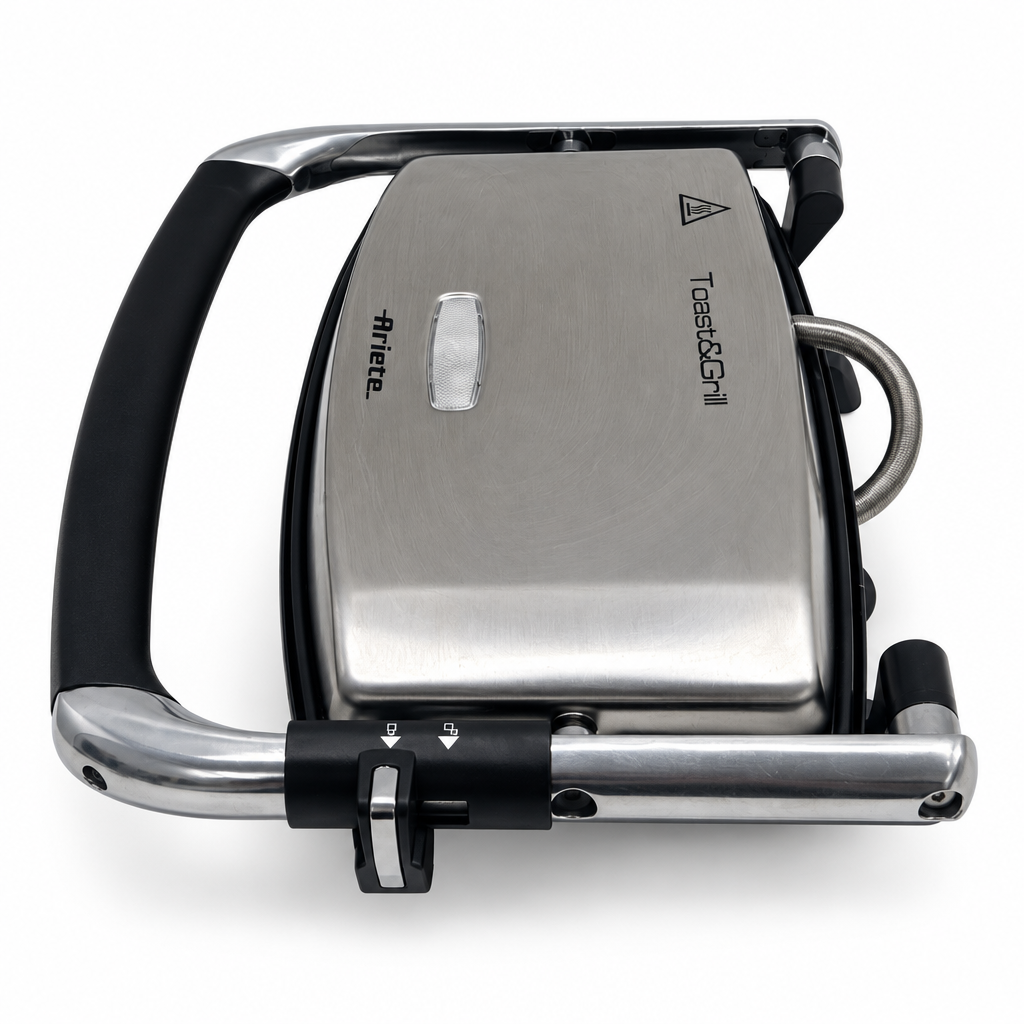 Ariete 1911 Toast&Grill Grill elettrico Ariete 1911 Toast&Grill Piastra Elettrica Antiaderente 1000 W Argento e Nero