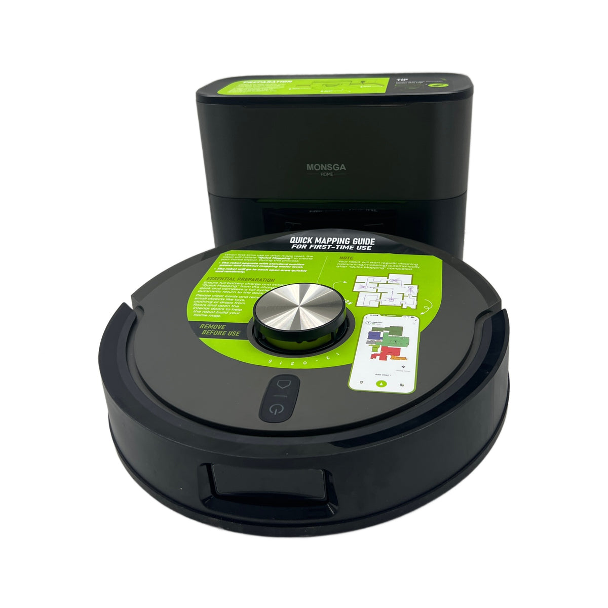 MONSGA MR7 PRO Robot aspirapolvere + lavapavimenti MONSGA MR7 PRO Robot Aspirapolvere e Lavapavimenti 8000Pa LiDAR Anti-Grovi