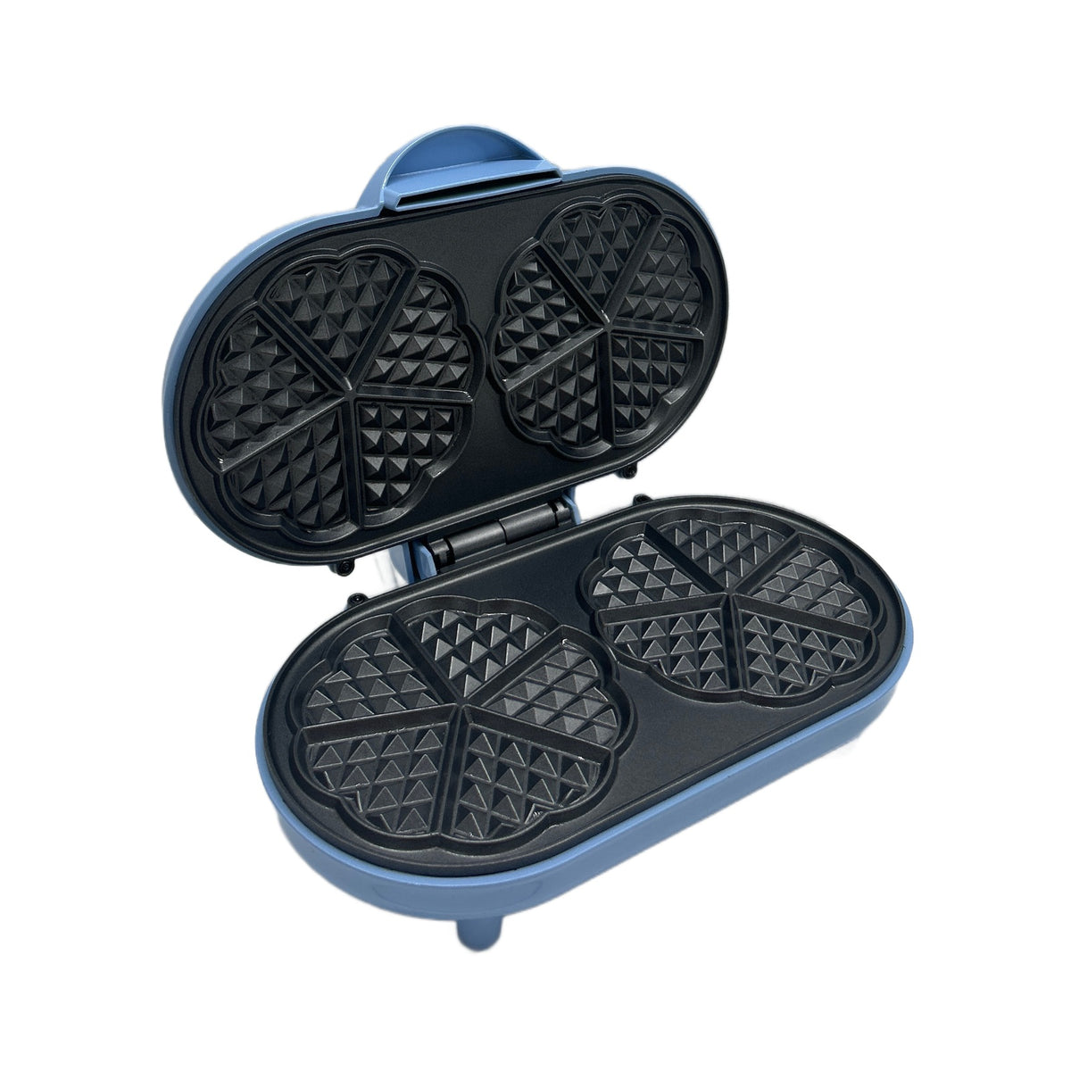 Bestron ADWM1000B Macchina per waffle Bestron ADWM1000B — Macchina per waffle doppia a forma di cuore, 700 W, Blu