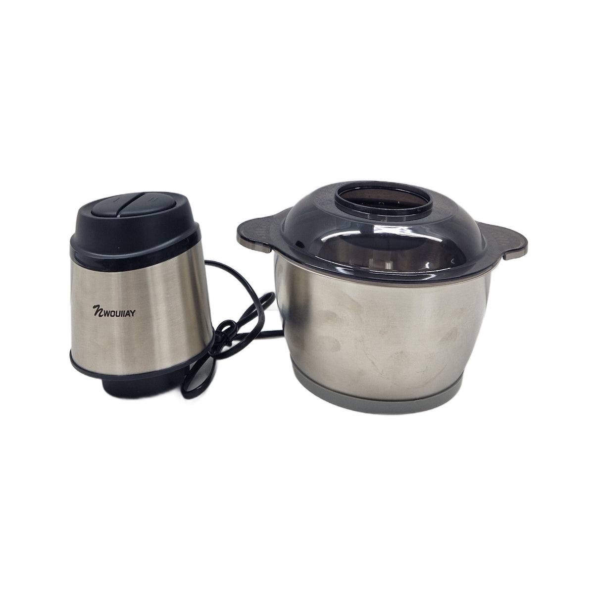 Nwouiiay 5194 Tritatutto Tritatutto elettrico da cucina 2 L, 300 W, 2 velocità, 4 lame
