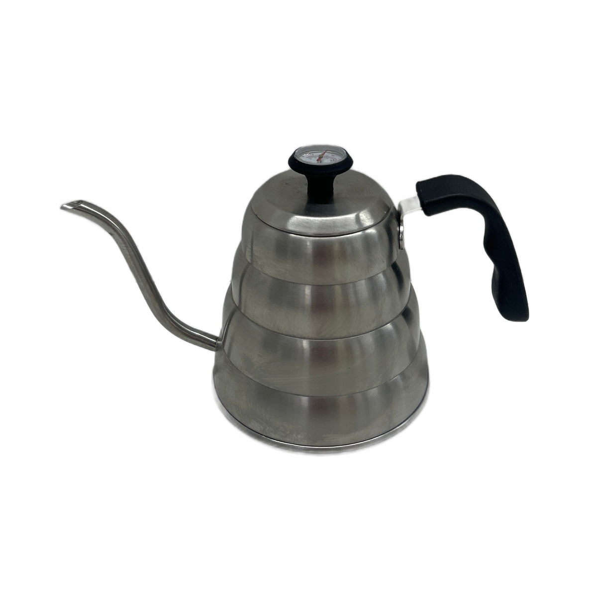 Leikurvo Bollitore da fornello Leikurvo Bollitore a collo di cigno 1200 ml in acciaio inox con termometro