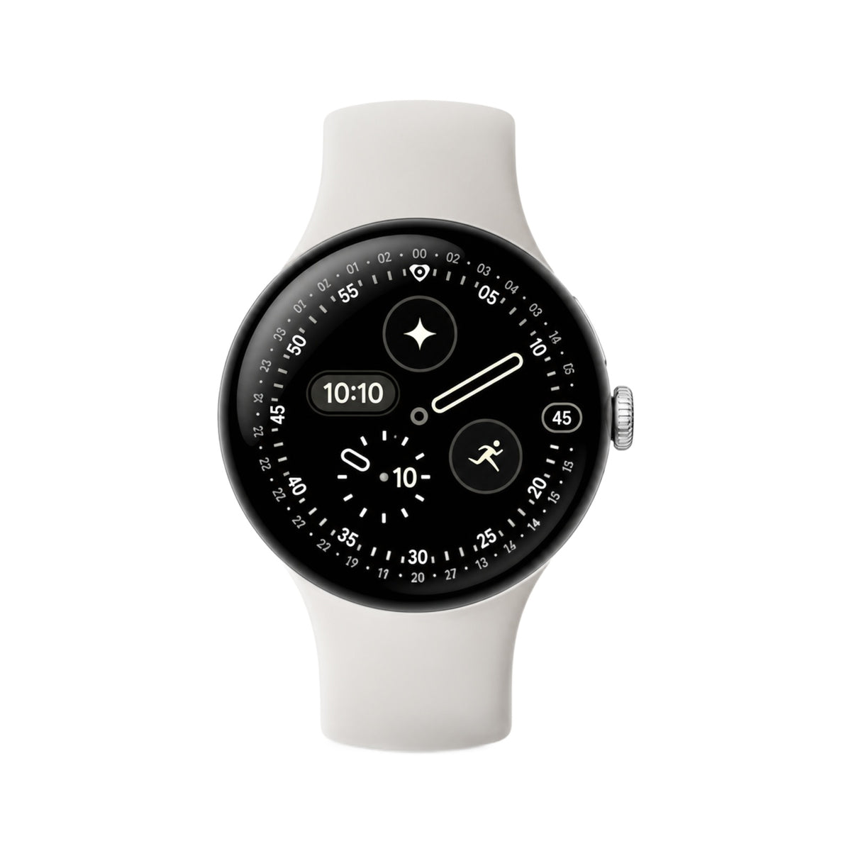 Google Pixel Watch 4 Smartwatch Google Pixel Watch 4 45 mm Argento