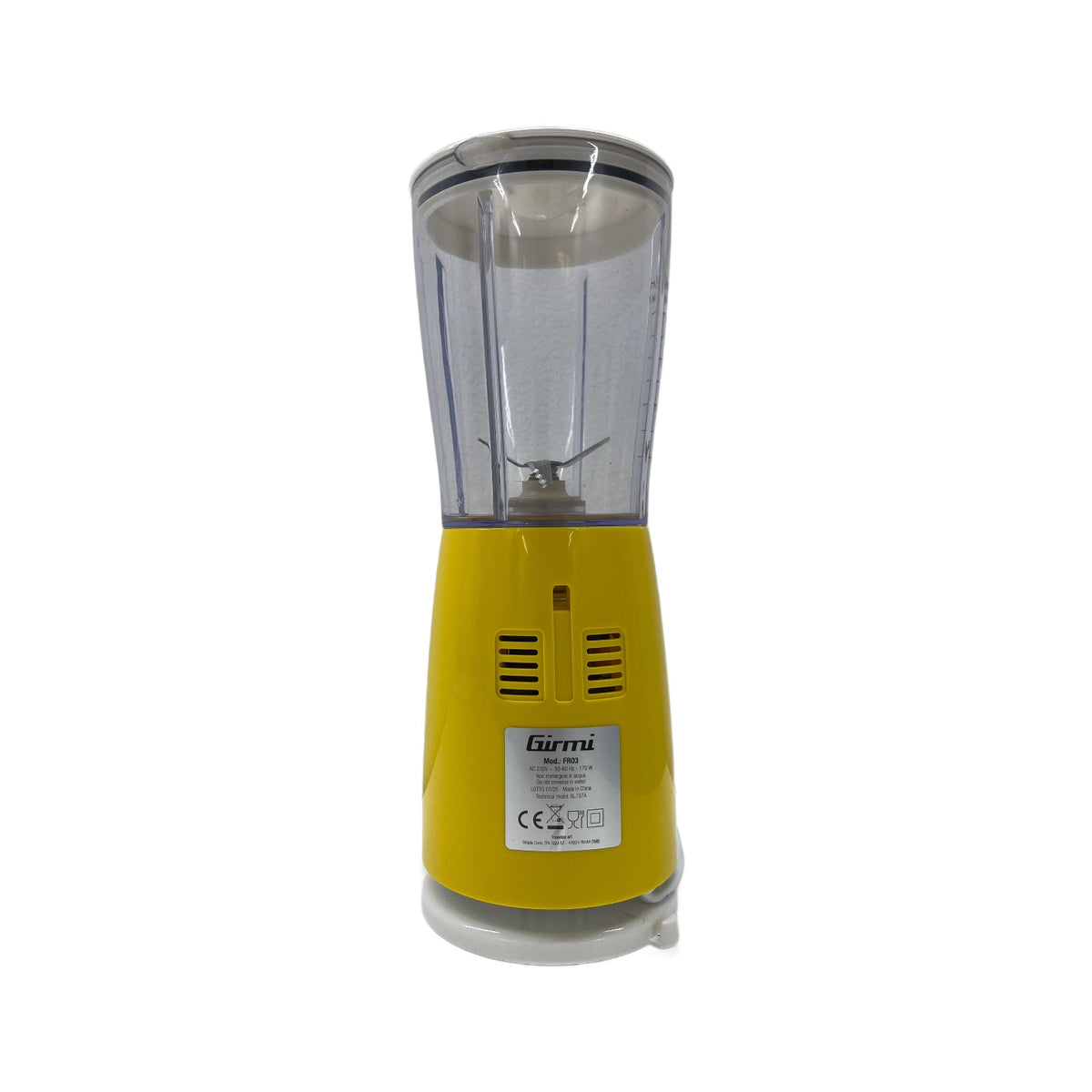 Girmi FR0305 Frullatore Girmi FR03 Frullatore Elettrico 170 W con Bicchiere Graduato 400 ml
