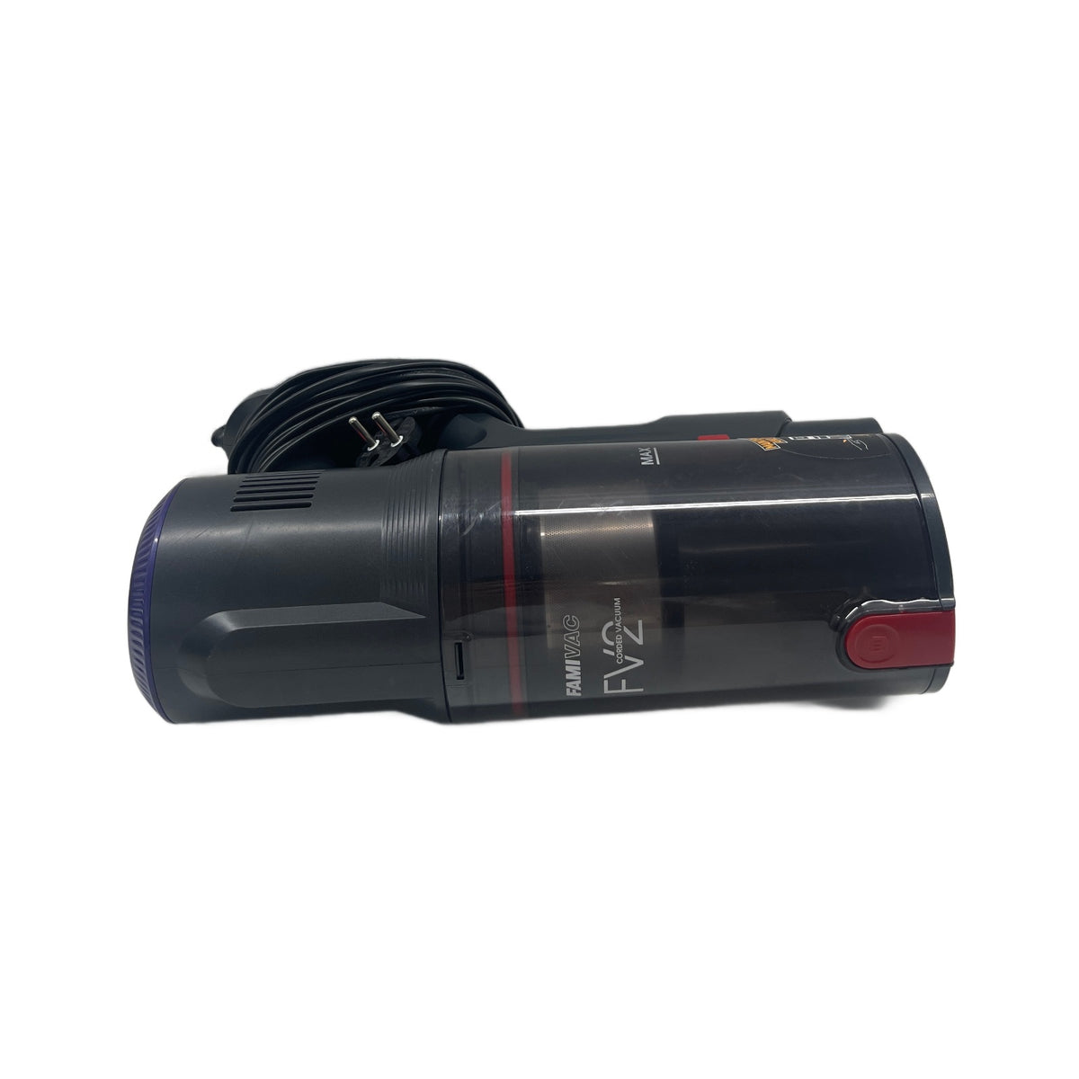 FAMIVAC FV2 Scopa elettrica FAMIVAC FV2 Aspirapolvere con Filo 600 W 65 kPa, Scopa Elettrica con Cavo 7 m e Serbatoio 1,5 L