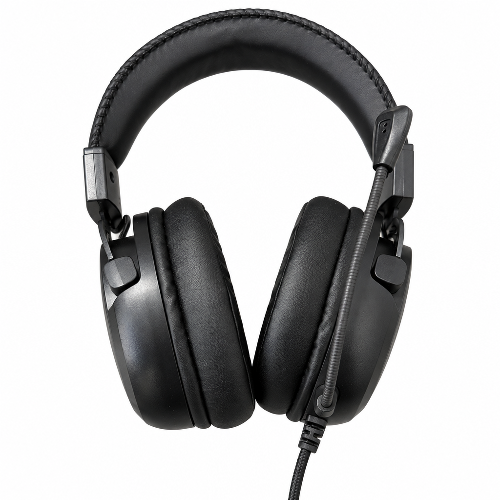 The G-Lab Korp Titanium Cuffie / headset The G-Lab Korp Titanium - Cuffia gaming con jack 3,5 mm e microfono rimovibile