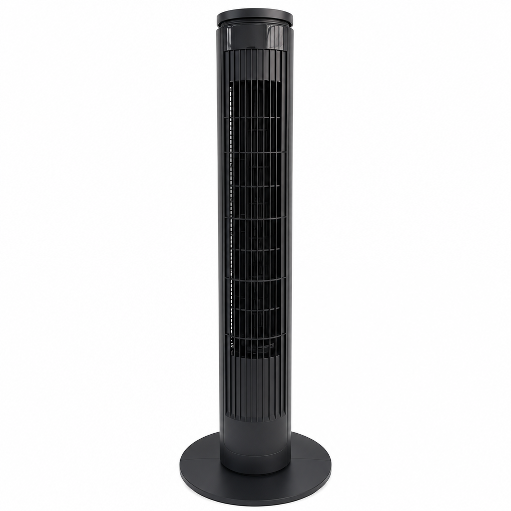 Generic Torre Silenzioso Tower Fans Ventilatore a colonna silenzioso con telecomando e display LED, 6 velocità, oscillazione