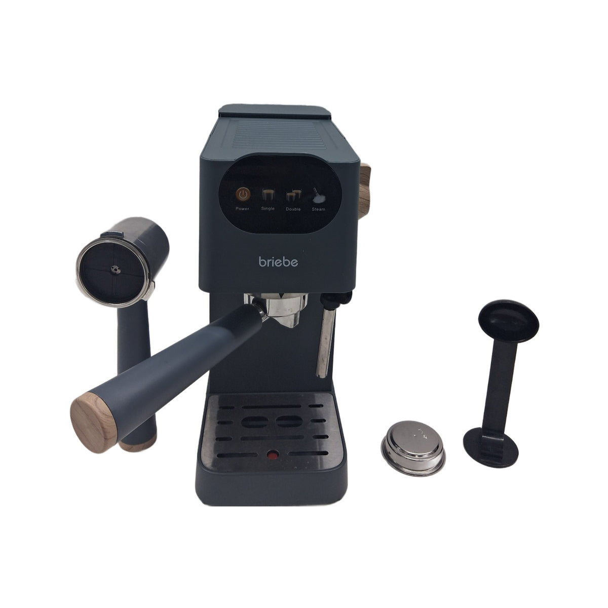 briebe EC1180GRY Macchina da caffè manuale briebe EC1180GRY Macchina da caffè espresso 20 bar, compatibile capsule Nespresso