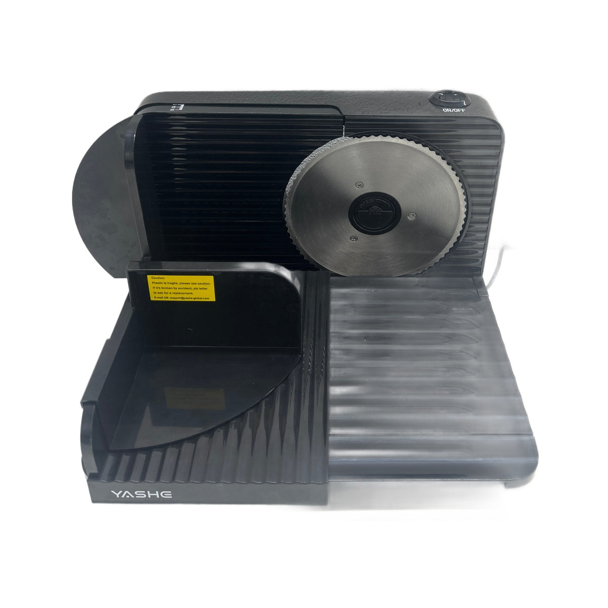 YASHE SL-5801D23B3 Affettatrice YASHE SL-5801D23B3 Affettatrice elettrica pieghevole 180 W con lama inox 17 cm