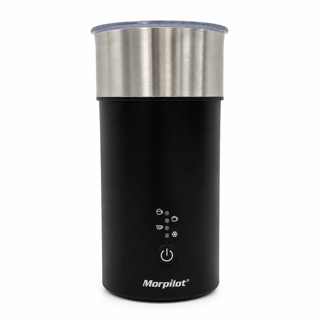 Morpilot HS010-S Montalatte Morpilot Montalatte Elettrico 4 in 1 HS010-S con Schiuma Calda e Fredda, 115/240 ml