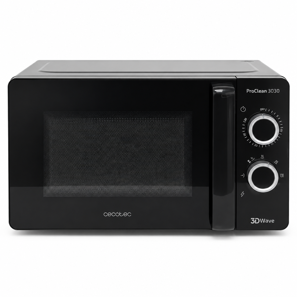 Cecotec ProClean 3030 Elettrodomestico Cecotec ProClean 3030 Forno a Microonde 20 L, 700 W, Nero