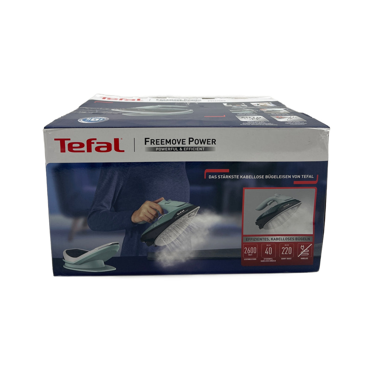 Tefal Freemove Power FV6670E0 Ferro da stiro Tefal Freemove Power FV6670E0 - Ferro da stiro a vapore cordless 2600W