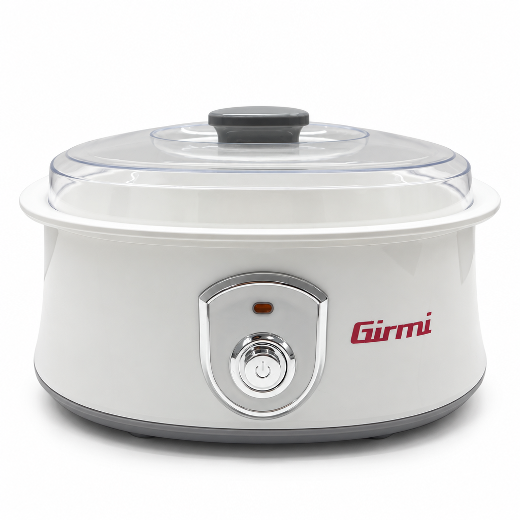 Girmi YG03 Yogurtiera Girmi YG03 Yogurtiera con 7 vasetti in vetro da 180 ml