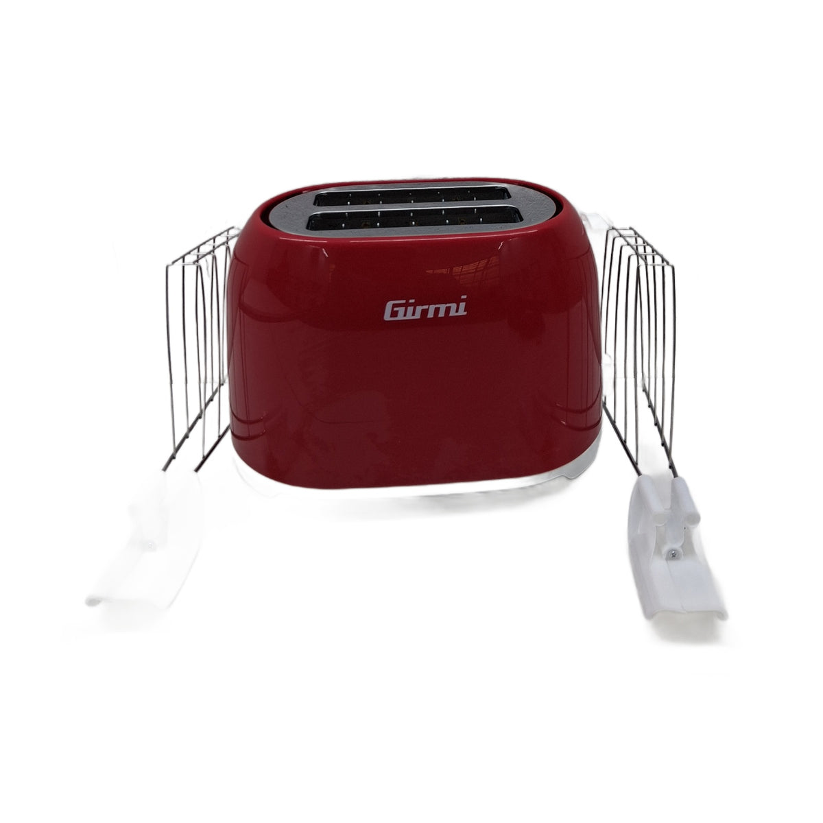 Girmi TP1002 Tostapane Girmi TP1002 Tostapane 750 W, 7 livelli, pinze inox, rosso
