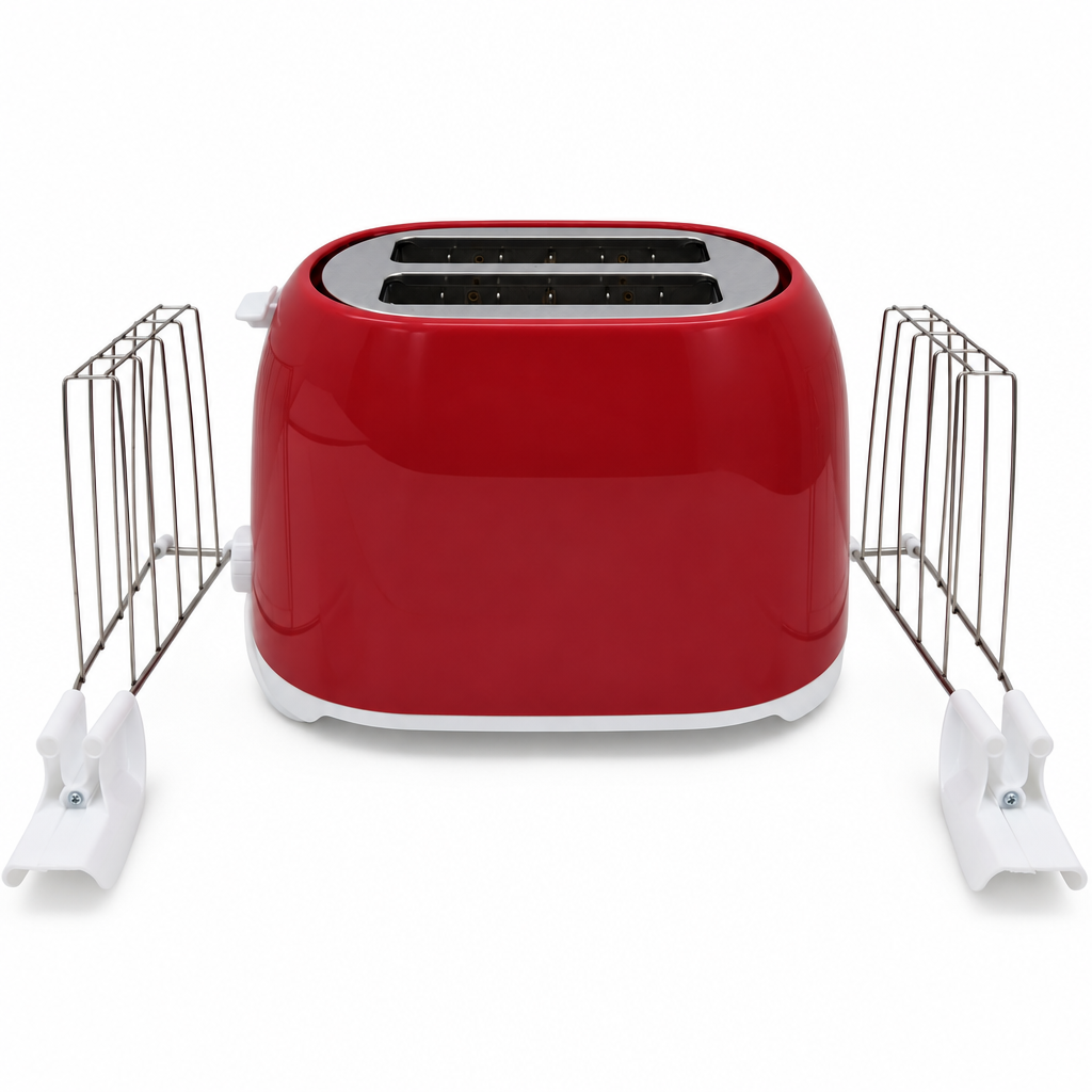 Girmi TP1002 Tostapane Girmi TP1002 Tostapane 750 W, 7 livelli, pinze inox, rosso