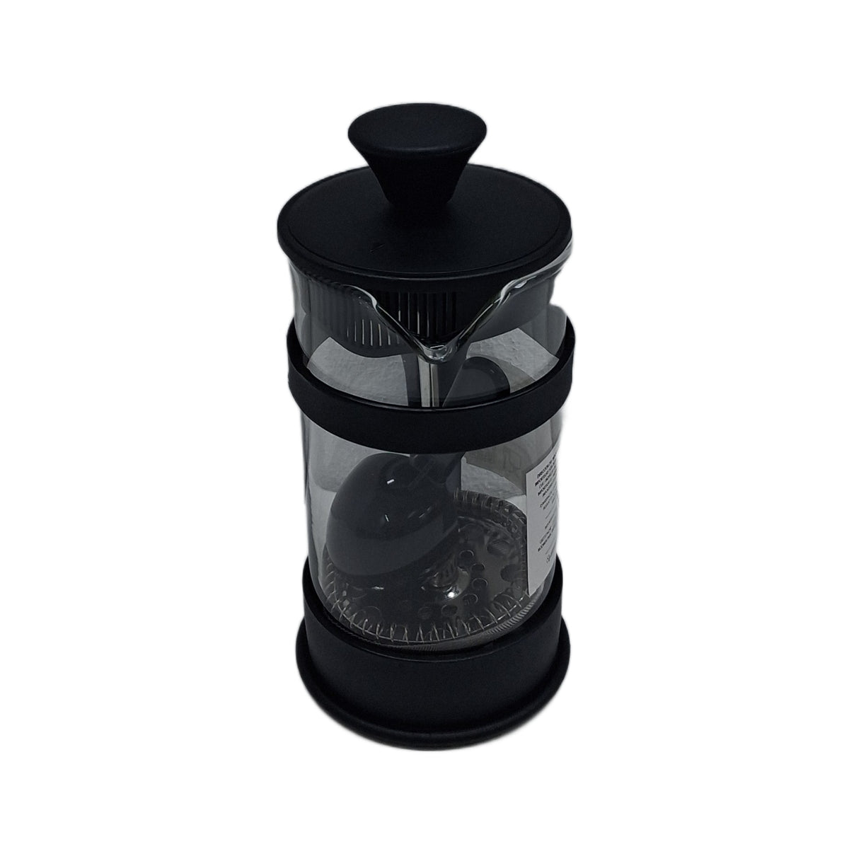 KICHLY French Press 350 ml French press KICHLY French Press 350 ml Nero con triplo filtro in vetro borosilicato