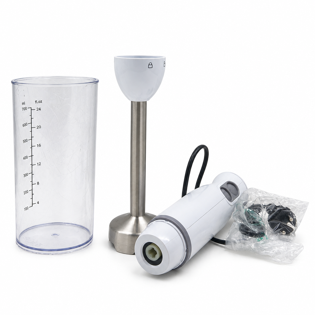 Bonsenkitchen Frullatore a Immersione 2 in 1 Frullatore a immersione Bonsenkitchen Frullatore a immersione 2-in-1, 1000 W, ac