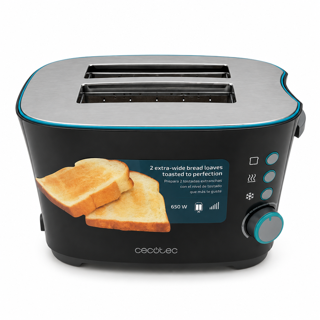 Cecotec Toast&Taste Double B Tostapane Cecotec Toast&Taste Double B Tostapane 650 W a 2 fette