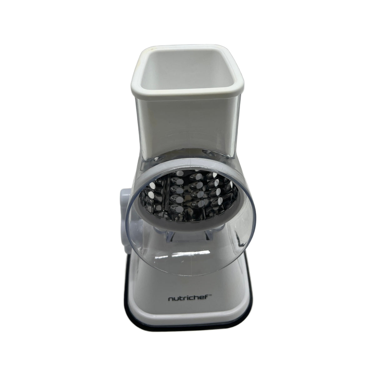 NutriChef NCCHS3DRWH Utensile cucina non elettrico NutriChef Mandolina per Verdure 3 in 1 con 3 Lame Intercambiabili e Grattu