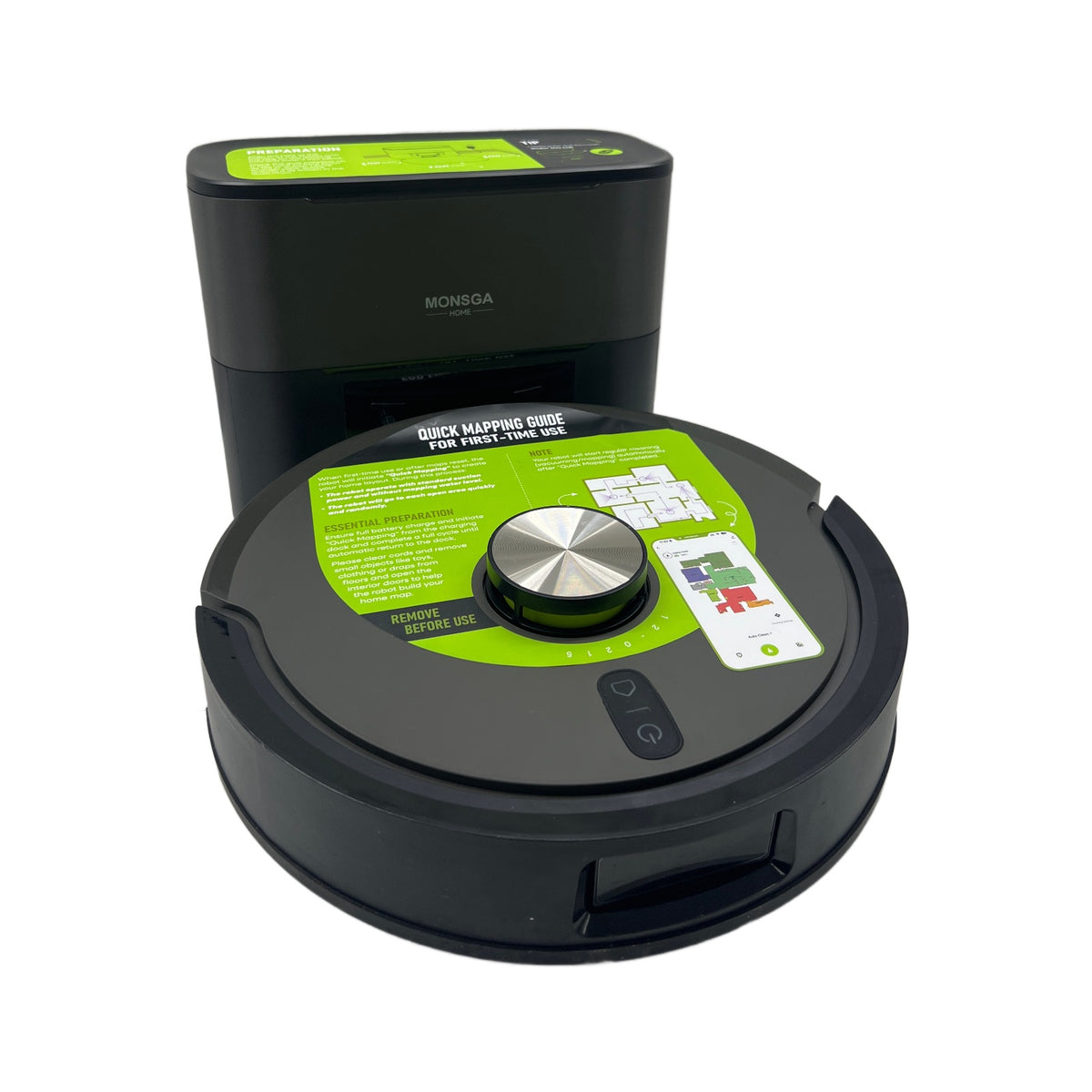 MONSGA MR7 PRO Robot aspirapolvere + lavapavimenti MONSGA MR7 PRO Robot Aspirapolvere e Lavapavimenti 8000Pa LiDAR Anti-Grovi