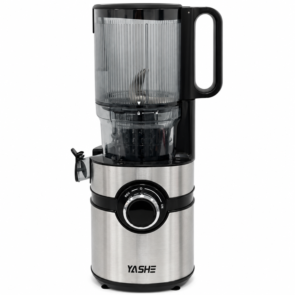 YASHE Estrattore di Succo a Freddo Slow Feeder Bowls YASHE ZM1910B Estrattore di Succo a Freddo 127 mm, 50 RPM, Nero