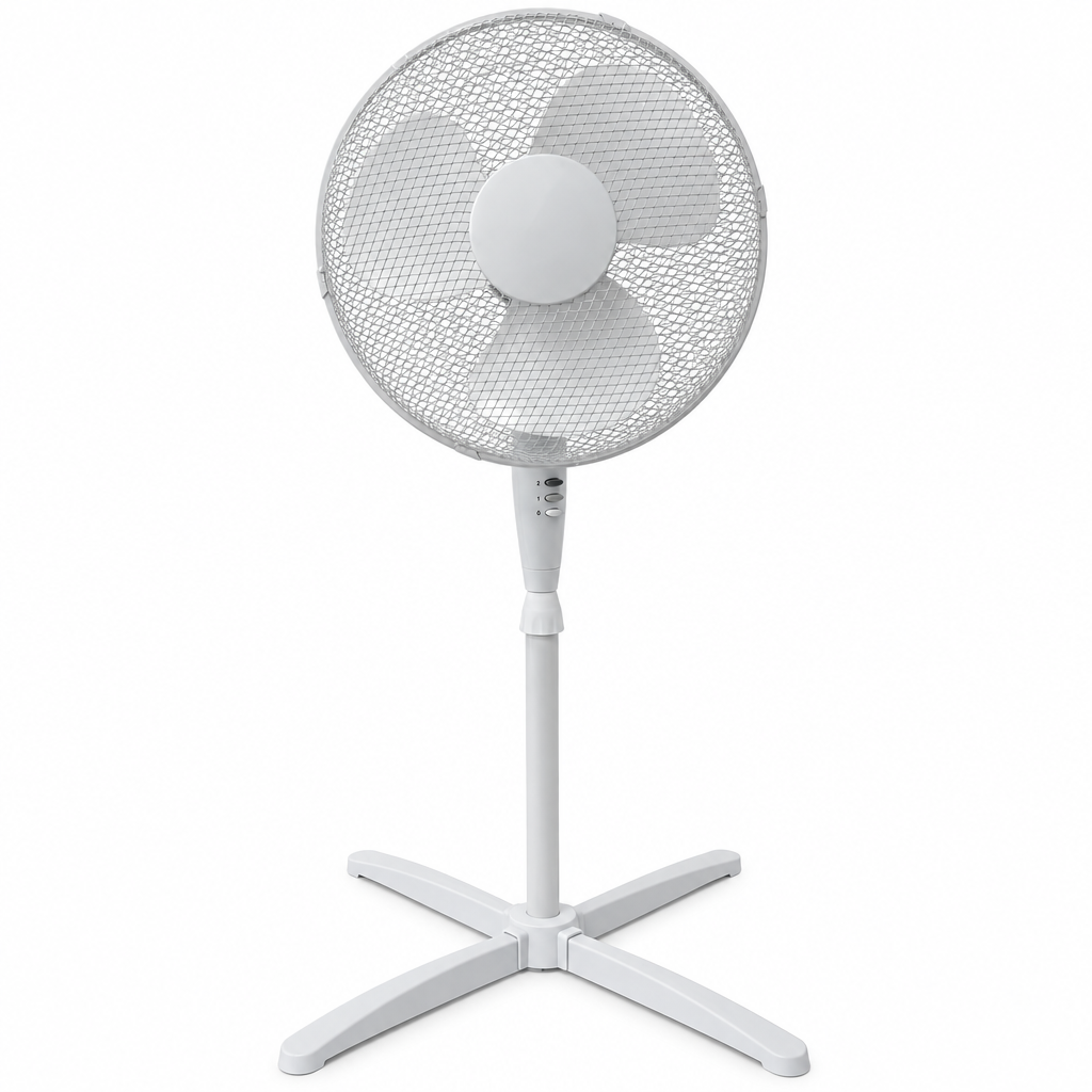 ito electronics Ventilatore a piantana 40 cm Ventilatore ito electronics Ventilatore a piantana 40 cm bianco - oscillante, 3