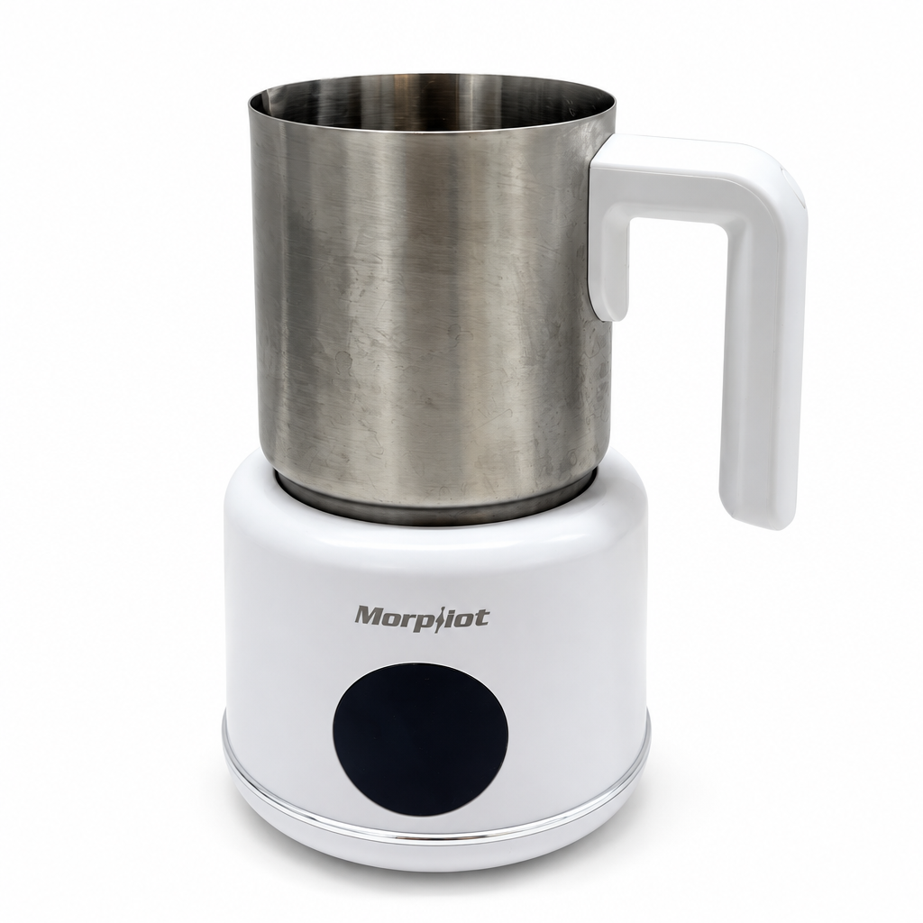 Morpilot HS010-S Montalatte Morpilot HS010-S Montalatte Elettrico 250 ml Cappuccino 500 ml Latte Caldo in Acciaio Inox Bianco
