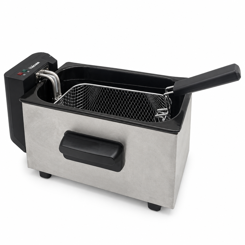 Tristar FR-9326 Friggitrice elettrica tradizionale Tristar FR-9326 Friggitrice ad olio 3 L in acciaio inox