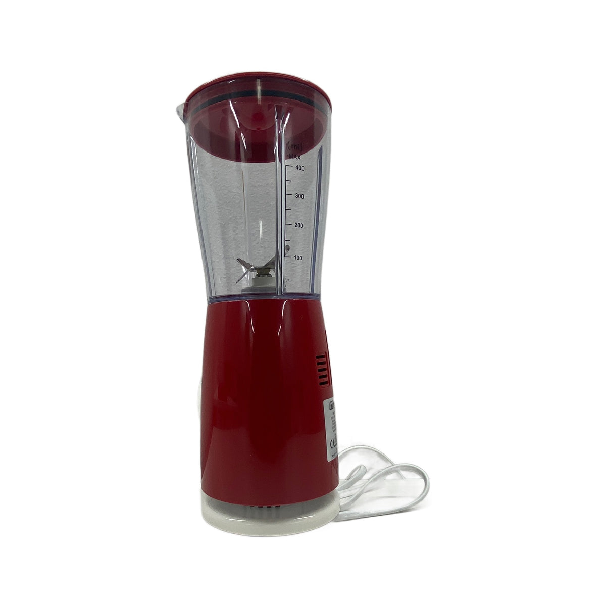 Girmi FR03 Frullatore Girmi FR03 Frullatore Elettrico 170 W con 4 Lame in Acciaio Inox 400 ml Rosso