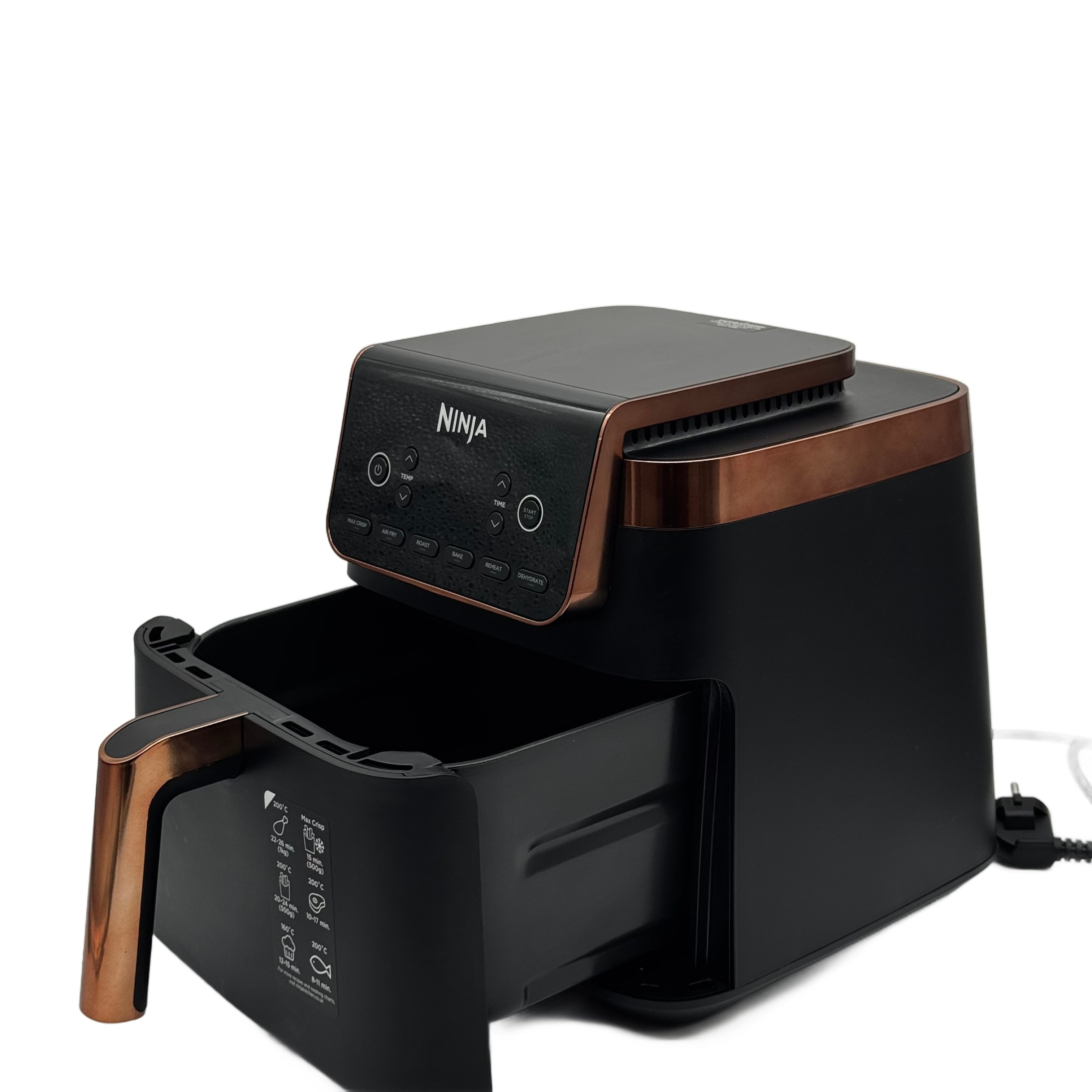 Ninja AF180EUCP Air Fryers Ninja MAX PRO AF180EUCP friggitrice ad aria 6,2 L nero/rame