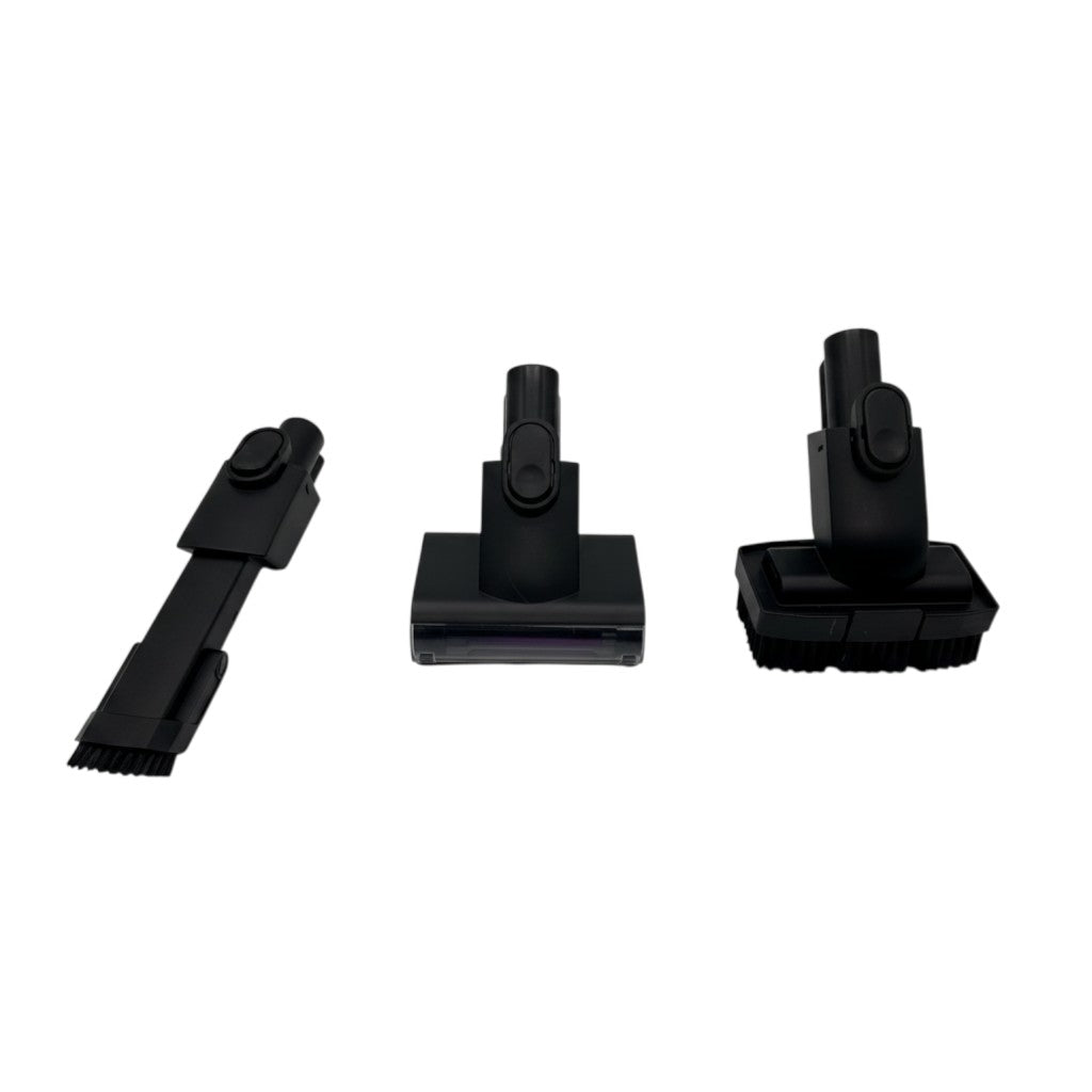 Mr Bob - Home & Tech Utility set di tre accessori neri per aspirapolvere Shark, inclusa spazzola motorizzata