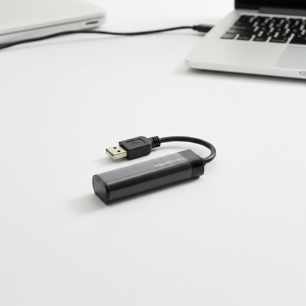 Adattatore Mr Bob - Home & Tech Utility USB 3.0 a Gigabit Ethernet nero compatto per connessione internet cablata
