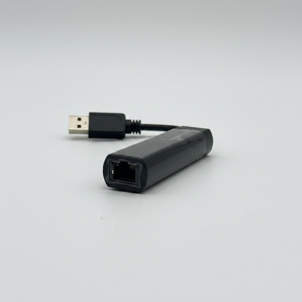Adattatore Mr Bob - Home & Tech Utility USB 3.0 a Gigabit Ethernet nero compatto per connessione LAN stabile
