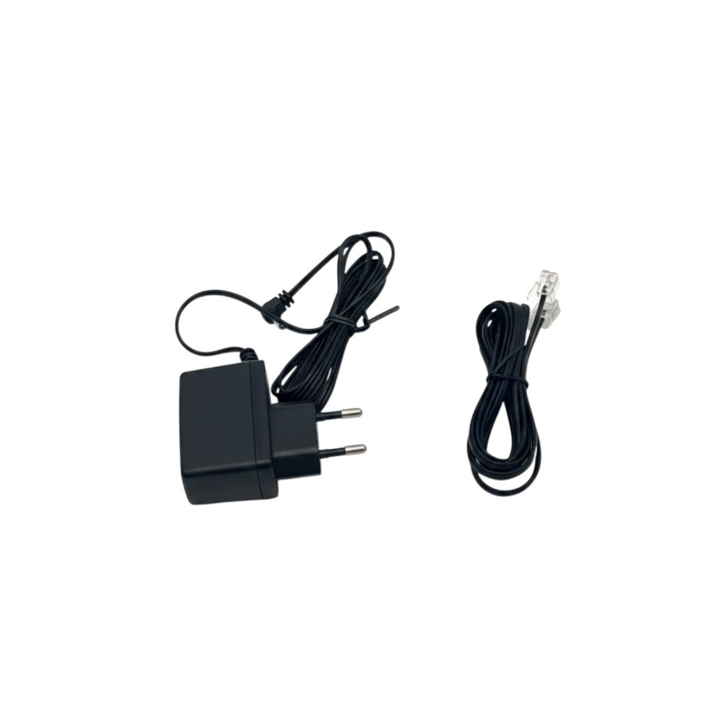 Mr Bob - Home & Tech Utility alimentatore e cavo telefonico nero per telefono cordless Philips D4701B