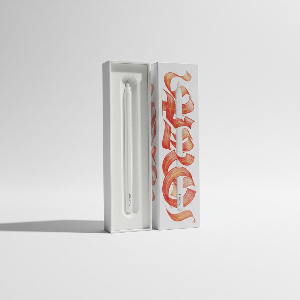 Apple Pencil Pro bianca di Mr Bob - Home & Tech Utility nella sua confezione originale, venduta come difettosa.