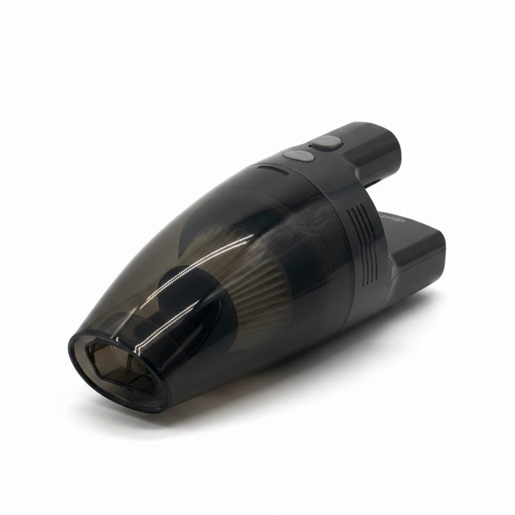 Aspirapolvere portatile Mr Bob - Home & Tech Utility nero da 120W con filtro HEPA lavabile e ricarica USB-C