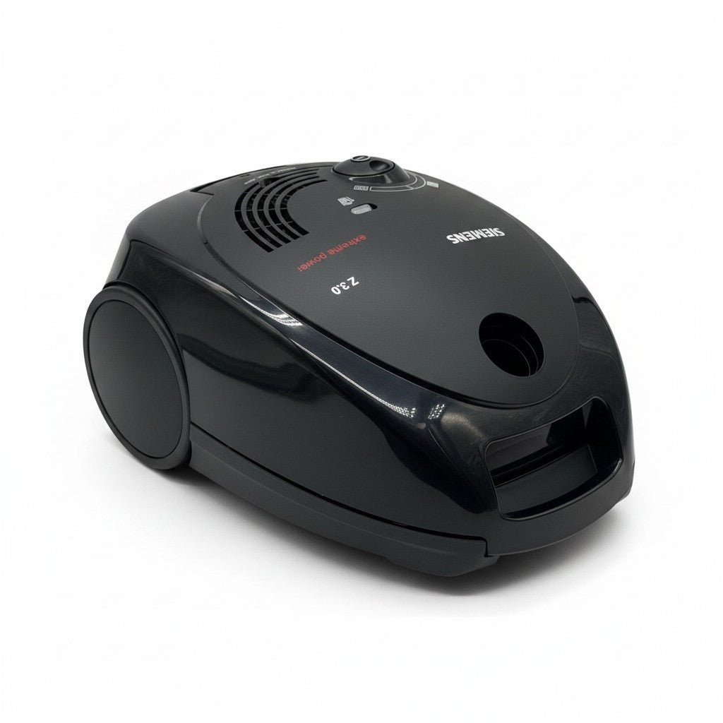 Aspirapolvere a traino Mr Bob - Home & Tech Utility Siemens VSZ3XTRM11 nero da 850W con design compatto