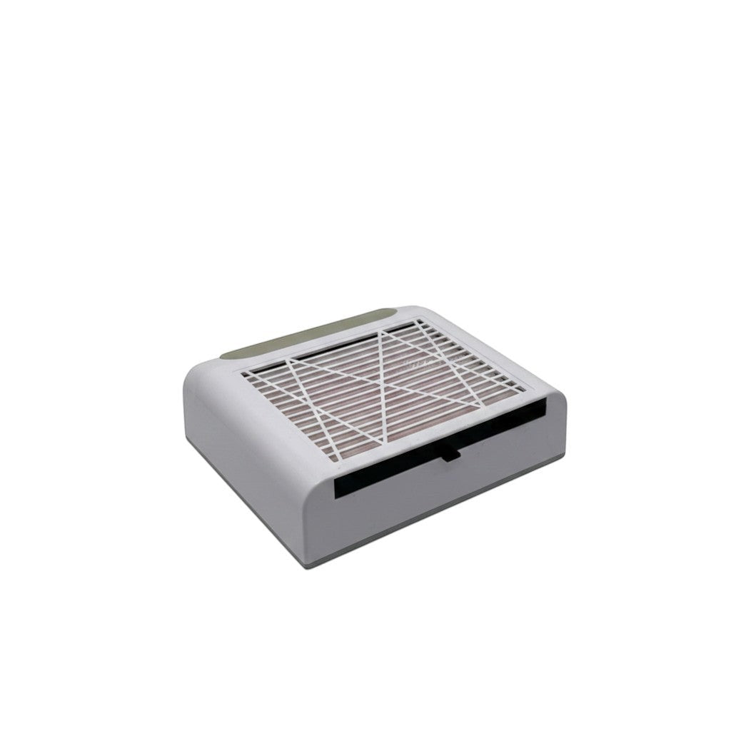 Aspiratore da tavolo Mr Bob - Home & Tech Utility bianco per polveri di unghie con griglia protettiva