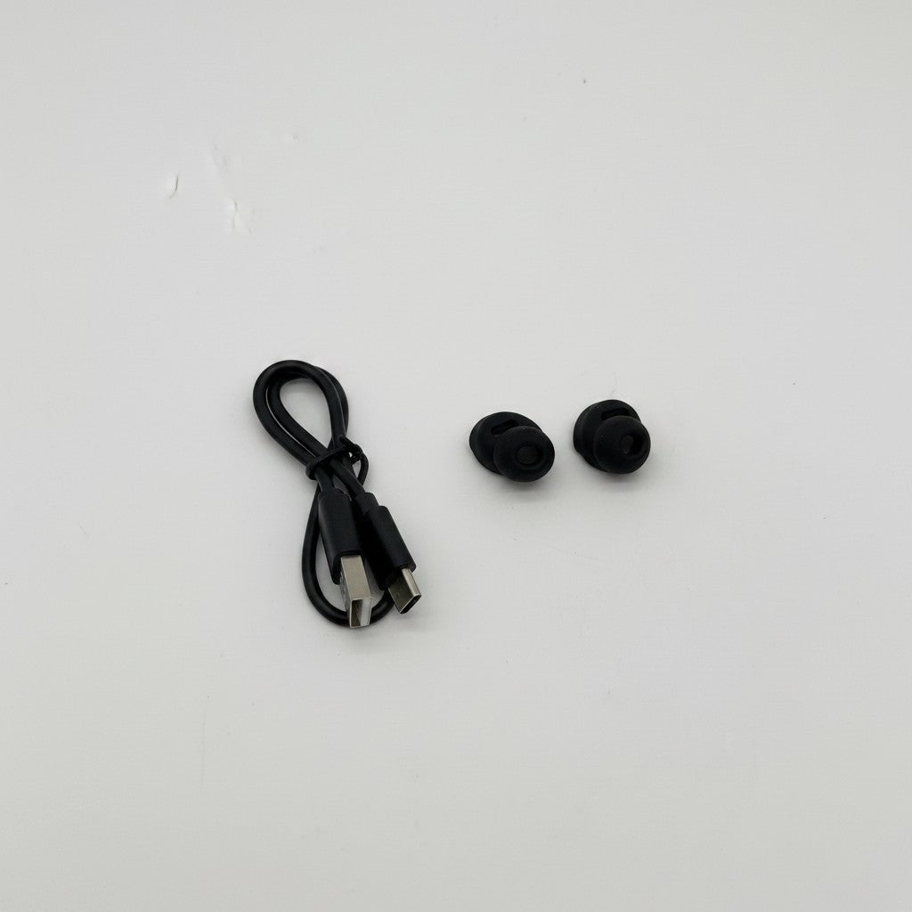 Auricolari Bluetooth ZYHKON neri compatti con cavo di ricarica USB, venduti da Mr Bob - Home & Tech Utility.