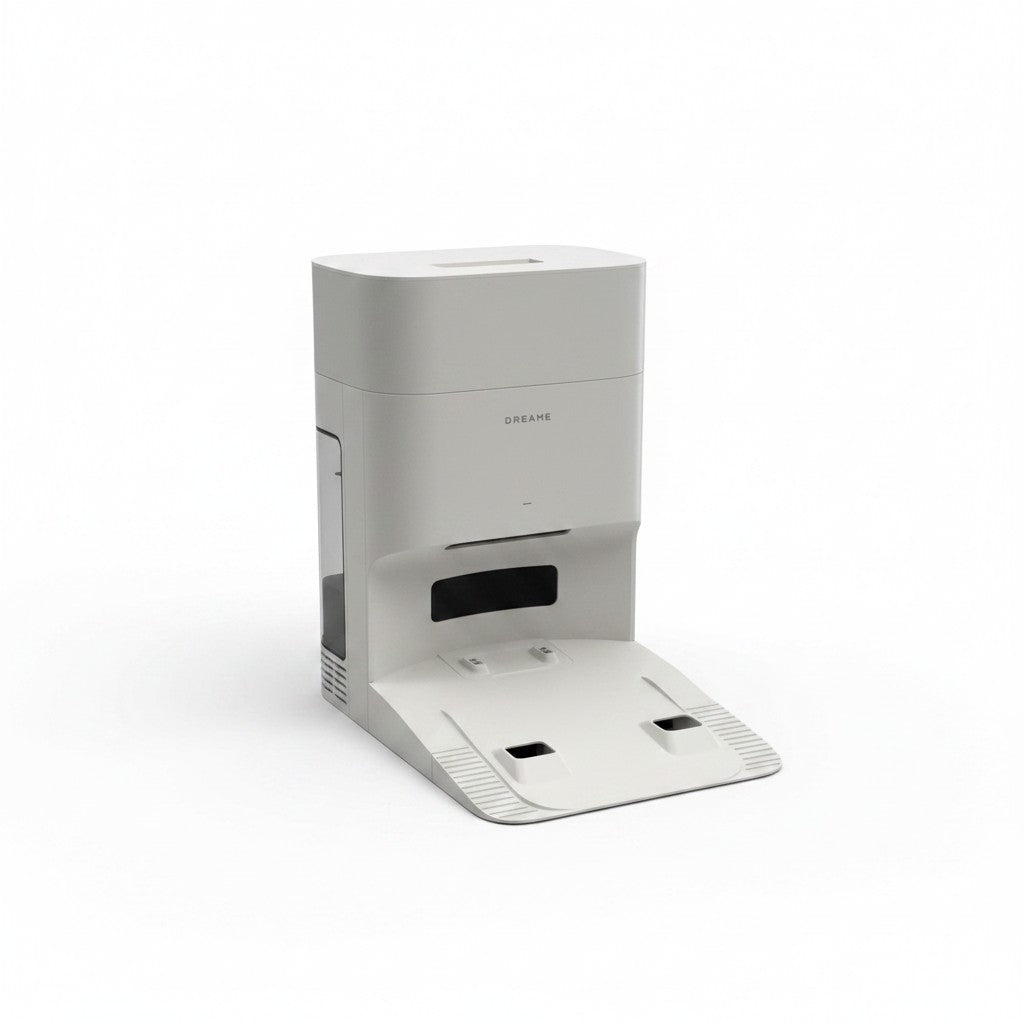 Base di ricarica e auto-svuotamento bianca per robot aspirapolvere Dreame D10 Plus Gen 2 di Mr Bob - Home & Tech Utility