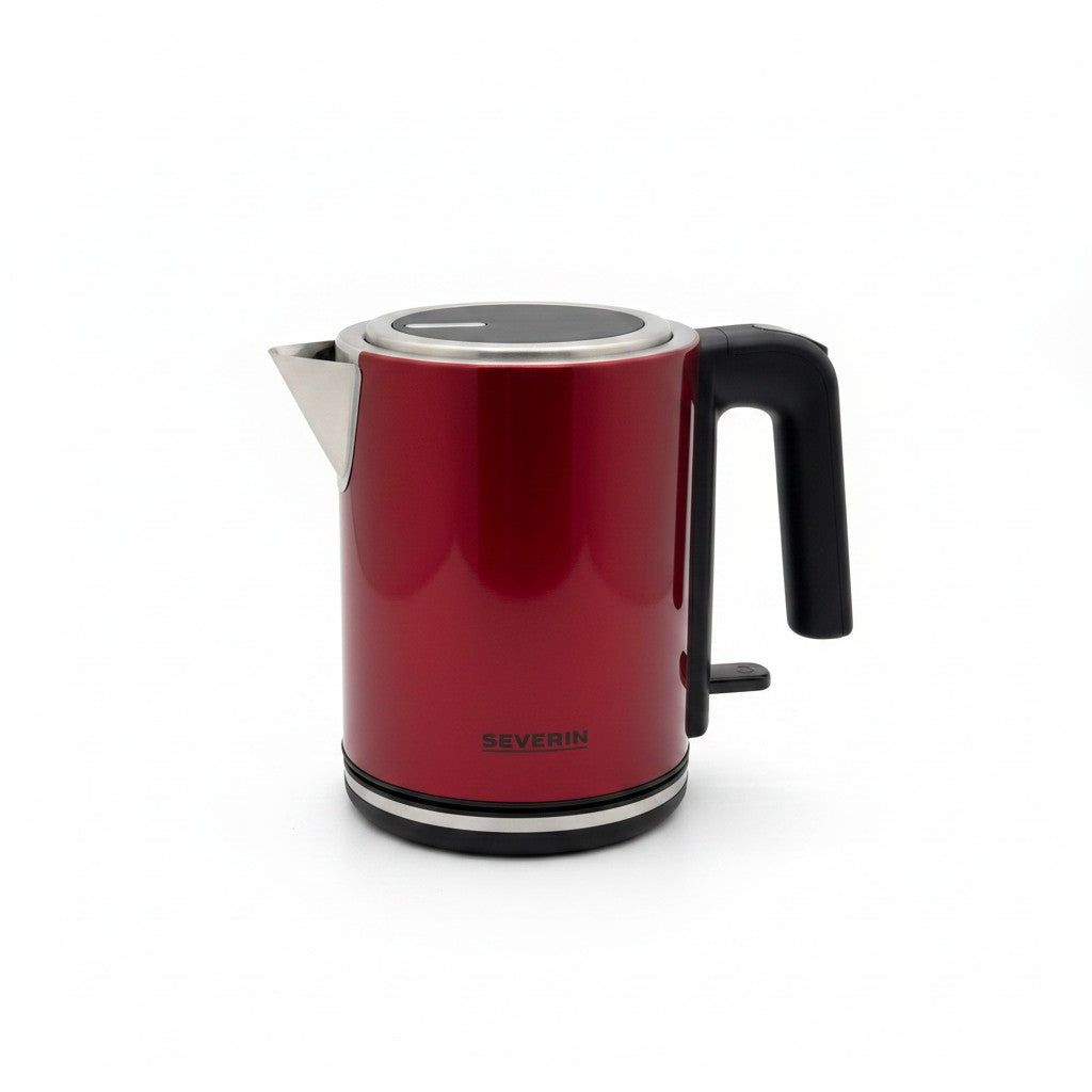 Bollitore elettrico Mr Bob - Home & Tech Utility Severin WK3427 rosso da 1,2 litri con finitura compatta